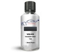 Xtremeauto Touch Up Paint For Volvo Xc40 Thunder Grey 728 30Ml Direct Appliance Chip Scuff Mark Brush In Lid