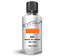 Xtremeauto Touch Up Paint Interior/Exterior RAL 2008 Bright red orange Dull Matt Finish Interior Scratch Repair: Wall, Cabinets, Trim, Molding, Furniture, Windows, Fascia