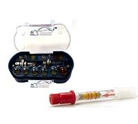XtremeAuto® Universal 30 Piece Replacement Bulb Travel Kit and Breathalyzer Breath Test Kit