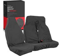 XtremeAuto® Universal Black Extra Heavy Duty Van Seat Covers Set