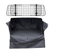 Xtremeauto® Universal Car Hatchback/Estate Heavy Duty Steel Pet Dog Guards Safety Barrier (Mesh Headrest + Bootliner)