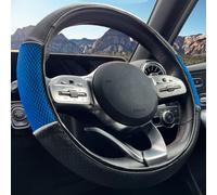 XtremeAuto Universal Car/Van Steering Wheel Cover Sleeve Glove (Blue)