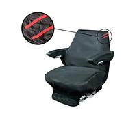 Xtremeauto Universal Waterproof Digger Seat Cover - Black With Red Detailing (Large)