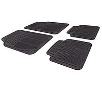 Xtremeauto Waterproof Black Rubber Front & Rear Floor Non-Slip Mats - 107, 108, 109, 207, 208, 307, 308, 309, 408, 409, 508, 509, 2008, 3008, 5008 SW