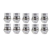XtremeAuto Zinc Plated Alloy Wheel Nuts. M12 x 1.5, Taper Washer, 19mm Hex For Use With Ford Alloy Wheels (10)