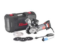 XtremepowerUS 3000W Wall Chaser Cutting Machine Wall Brick Granite Marble Concrete Water Line w/Infrared Sighting (Slotting Machine) w/Case
