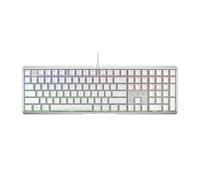 Xtrfy Cherry MX 3.1, Wired Mechanical Gaming Keyboard, Durable Aluminum Housing, RGB Lighting, Integrated Damping Mechanisms, USB-A, MX2A Silent RED Switches, White