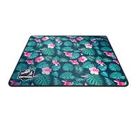 Xtrfy GP1, Large Fabric Gaming Mouse Pad (460 x 400 x 4 mm), Excellent Slippage, Stitched Edges, Non-Slip Base Machine-Washable, Tropical Edition