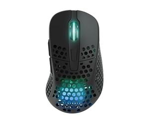 Xtrfy M4 - Wireless Gaming Mouse - Superlight and Optimised for E-Sports - with 2.4 GHz Radio and RGB Lighting - Adjustable Ergonomic Design for Right-Handers - Rechargeable, Black