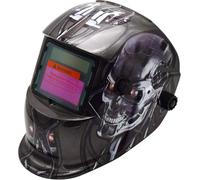 XTRM Auto Darkening Welding Helmet Hi-Tech Grinding CE Approved Solar Power Function Professional Protective Gear Welding Tig Mig Arc Welders Mask Helmet + 5 Lens (Electric, One)