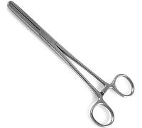 XTRM CRAFT Smooth Hemostat Stainless Steel - Multipurpose Locking Tweezer Clamps - Ideal Hemostats for Nurses, Fishing Forceps, Crafts and Hobby, Straight 7"
