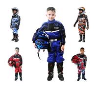 XTRM Junior Motocross Kids Kart Suit Child Quad Bike MX Off Road Go-Karting Enduro Child ATV Sports Overalls Racing One Piece Suits