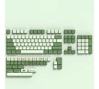 Xtroml Matcha Keycaps PBT 139 Key Green Gaming keycaps Set XDA Profile Cute Keycaps Custom keycaps Dye-Sub ANSI Layout for Mechanical Keyboards (French)