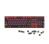 Xtroml Pudding Keycaps 125 Keys ASA Profile PBT Keycap Set for Mechanical Keyboard, Shine Through Keycaps with Celestial Pattern Compatible with MX Layouts (A, a)