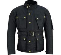 Xtron Bikewear Men's Wax Explorer Motorcycle Jacket (UK, Alpha, M, Regular, Tall, Black)