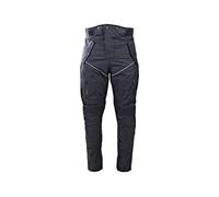 Xtron Bikewear Mens's Motorcycle Textile Trousers Motorbike Cordura Waterproof CE Armour Pants (38W / 32L) Black