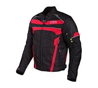 Xtron Bikewear Motorbike Armoured Jacket Motorcycle Waterproof Coat All Weather CE Approved red (M)