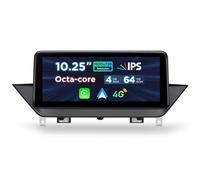 XTRONS 10.25" Car Stereo Android Octa-Core 4+64GB for BMW X1 E84 (2009-2015) Touch IPS Screen GPS navigation, with 4G LTE CarAutoPlay Android Auto Support AHD Camera, Cooling System