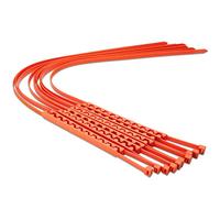 XTRONS 10pcs Anti-Skid Tire Chain Portable Snow and Ice Anti-slip Vehicle Tyre Wheel Cable Ties for Car and SUV in Winter