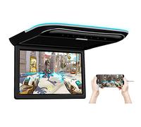 XTRONS 11.6 inch Ultra-thin Car Ceiling Roof Mounted 1080p Video Car Overhead Player 170° Rotating Screen Built-in Speaker with USB HDM1 USB AV Port Door Control Colourful Aura Lights