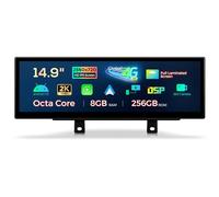 XTRONS 14.9 Inch Android Car Stereo Octa-Core 8+256GB for BMW 3/4 Series F30/F32 M3 F80 M4 F82 with NBT System, Fully-Laminated HD 2K IPS Display G+G Touch Screen Global 4G LTE Wireless CarAutoPlay