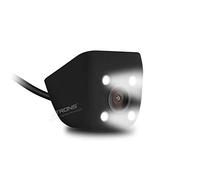 Xtrons 170° Wide Angle HD Rear View Reversing Camera Waterproof with CMOS Imaging Sensor, 720P AHD Camera and Four-eye Strong LED Light (CAM009S)