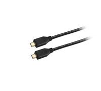 XTRONS 3M High Speed HDMI Micro Ports Cable High Speed 4K UltraHD 2160p 3D Lead Black