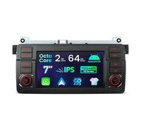 XTRONS 7" Android Car Stereo for BMW E46/Rover 75/MG ZT, 2+64GB Radio Player EQ DSP Wireless CarAutoPlay GPS Navigation Bluetooth 5.0 Dual Band WiFi Cooling System, Optional DAB+, XTRONS UI Design