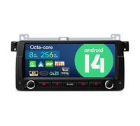 XTRONS 8.8" Car Stereo for BMW E46/E46 M3, Rover 75, MG ZT, Android 14 Qualcomm 665 Radio Player Auto GPS Navigation Octa Core 8+256GB DSP Wireless CarPlay 4G Support 4K Video AHD Camera DAB+