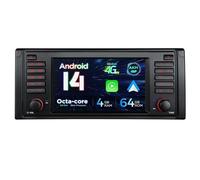 XTRONS Android 14 Octa-Core Car Stereo 4GB+64GB for BMW E39 M5, 7 Inch Car Radio Player with 4G ASM DSP 2K CarAutoPlay Auto GPS Navigation Bluetooth 5.0 New UI, Optional DAB+ AHD