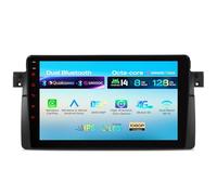 XTRONS Android 14 Qualcomm QLED Car Radio Player for BMW E46 Sedan/Rover 75/MG ZT, 9 Inch Octa Core 8+128GB Wireless CarPlay Android Auto AKM DSP Bluetooth 5.2 Day/Night All-in 1 Audio Control Mode