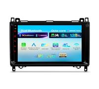 XTRONS Android 14 Qualcomm QLED Car Radio Player for Mercedes-Benz B-Class W245/VW Crafter 9" Octa Core 8+128GB Wireless CarPlay Android Auto AKM DSP Bluetooth 5.2 Day/Night All-in 1 Audio Control