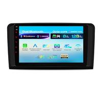 XTRONS Android 14 Qualcomm QLED Car Radio Player for Mercedes-Benz ML W164/GL-Class X164, 9" Octa Core 8+128GB Wireless CarPlay Android Auto AKM DSP Bluetooth 5.2 Day/Night All-in 1 Audio Control Mode