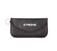XTRONS Black Faraday FOB Protection Pouches w Sturdy Hook for Car Key/Phone