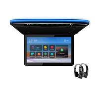 XTRONS Car Overhead Player Android 13.3 Inch Wide IPS Screen Car Roof Mount Monitor with Built-in Stereo Speakers Flip Down Overhead Car Monitor Support 8K Video, Bluetooth, WiFi, HDMI, USB, FM, IR