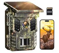 XTU 4K 64MP Solar Wildlife Camera with Night Vision Motion Activated