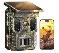 XTU 4K Solar Trail Camera WiFi Bluetooth, Night Vision, IP66 Waterproof