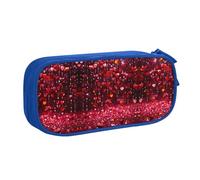 XTUAG Abstract Heart Large Capacity Double Layer Student Pen Caseback To School Supplies Forteen