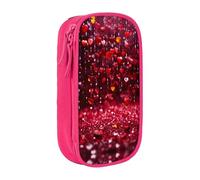 XTUAG Abstract Heart Large Capacity Double Layer Student Pen Caseback To School Supplies Forteen