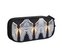 XTUAG Angel Wing Large Capacity Double Layer Student Pen Caseback To School Supplies Forteen
