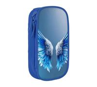 XTUAG Angel Wing Large Capacity Double Layer Student Pen Caseback To School Supplies Forteen