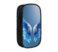 XTUAG Angel Wing Large Capacity Double Layer Student Pen Caseback To School Supplies Forteen