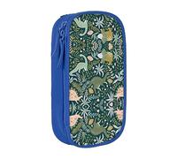 XTUAG Cute Dinosaur Large Capacity Double Layer Student Pen Caseback To School Supplies Forteen