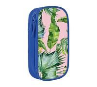 XTUAG Fresh Banana Leaves Large Capacity Double Layer Student Pen Caseback To School Supplies Forteen