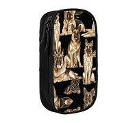 XTUAG German Shepherd Dog Large Capacity Double Layer Student Pen Caseback To School Supplies Forteen