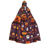 XTUAG Happy-Halloween-Day Trick-Or-Treat Costume Halloween Hooded Full Length Hooded Cloak Halloween Christmas Fancy Cape Costumes