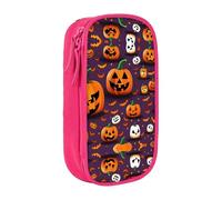 XTUAG Happy-Halloween-Day Trick-Or-Treat Large Capacity Double Layer Student Pen Caseback To School Supplies Forteen