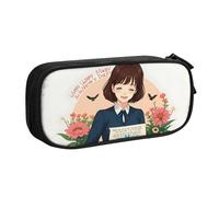 XTUAG Happy Mother Day Large Capacity Double Layer Student Pen Caseback To School Supplies Forteen