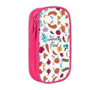 XTUAG Healthy Food Large Capacity Double Layer Student Pen Caseback To School Supplies Forteen