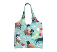 XTUAG Heaps Of Orange Monarch Butterflies Canvas Bag Bag Handbag Eco-Friendly Reusable Groceryshopping Bags For Women Girls, Hot Dogs and Lemonade, One Size